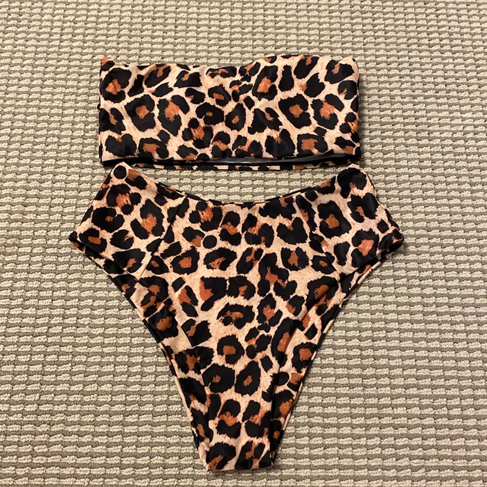 Leopard Bikini WORN ONCE